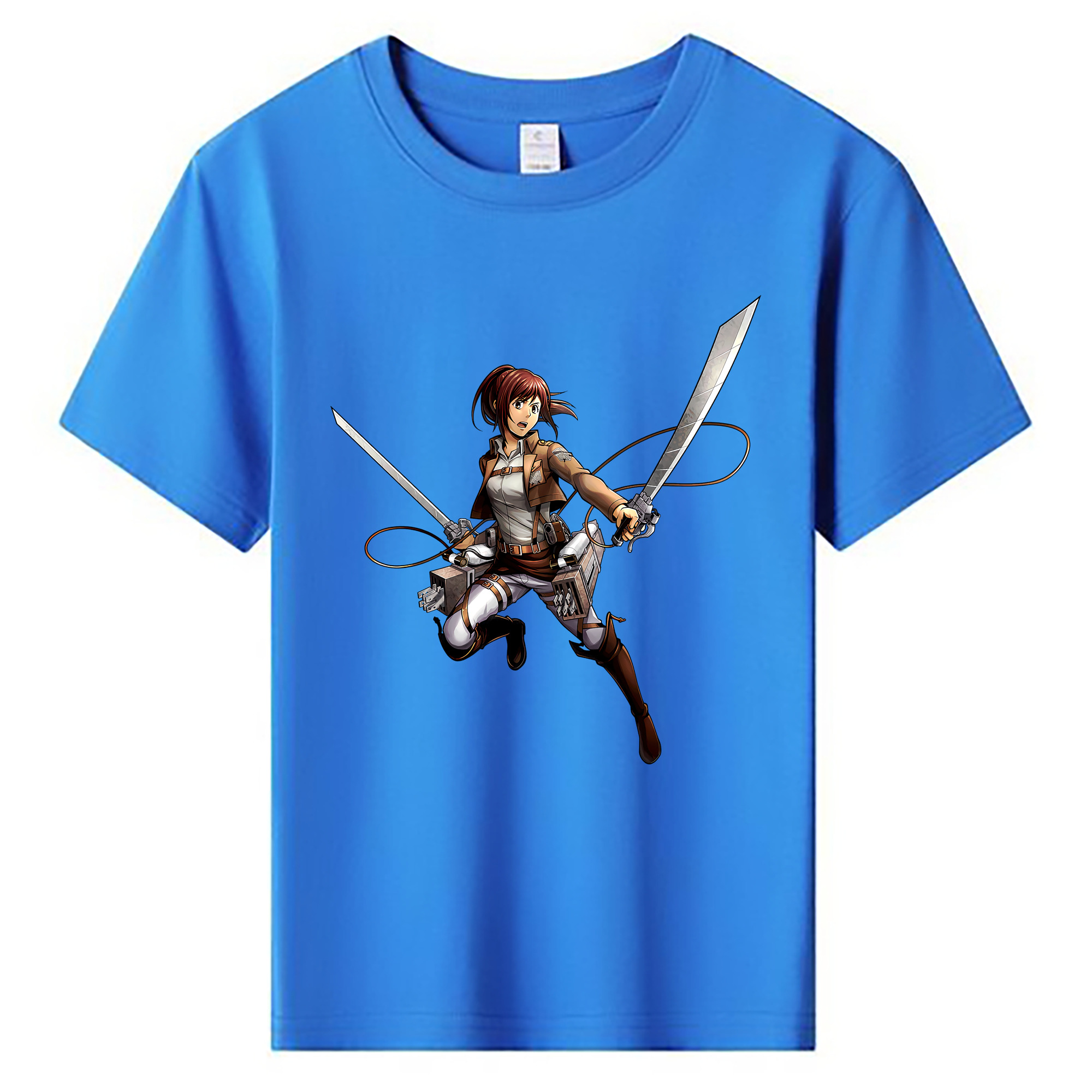 （画像用） 進撃の巨人 サシャ·ブラウス Attack on Titan Sasha Blaus 綿100％キッズTシャツ（フロントプリント）